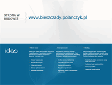 Tablet Screenshot of bieszczady.polanczyk.pl